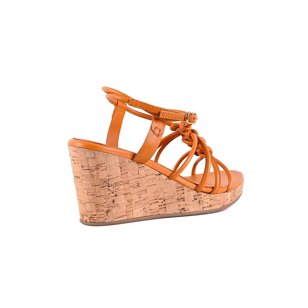 Vanilla Moon Neptune Buckle Heels - Orange