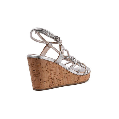 Vanilla Moon Neptune Buckle Heels - Silver