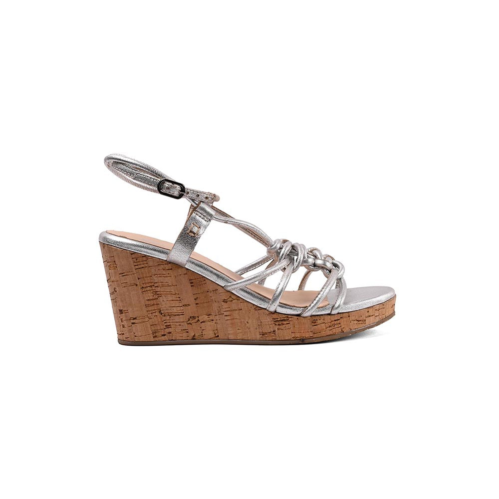 Vanilla Moon Neptune Buckle Heels - Silver