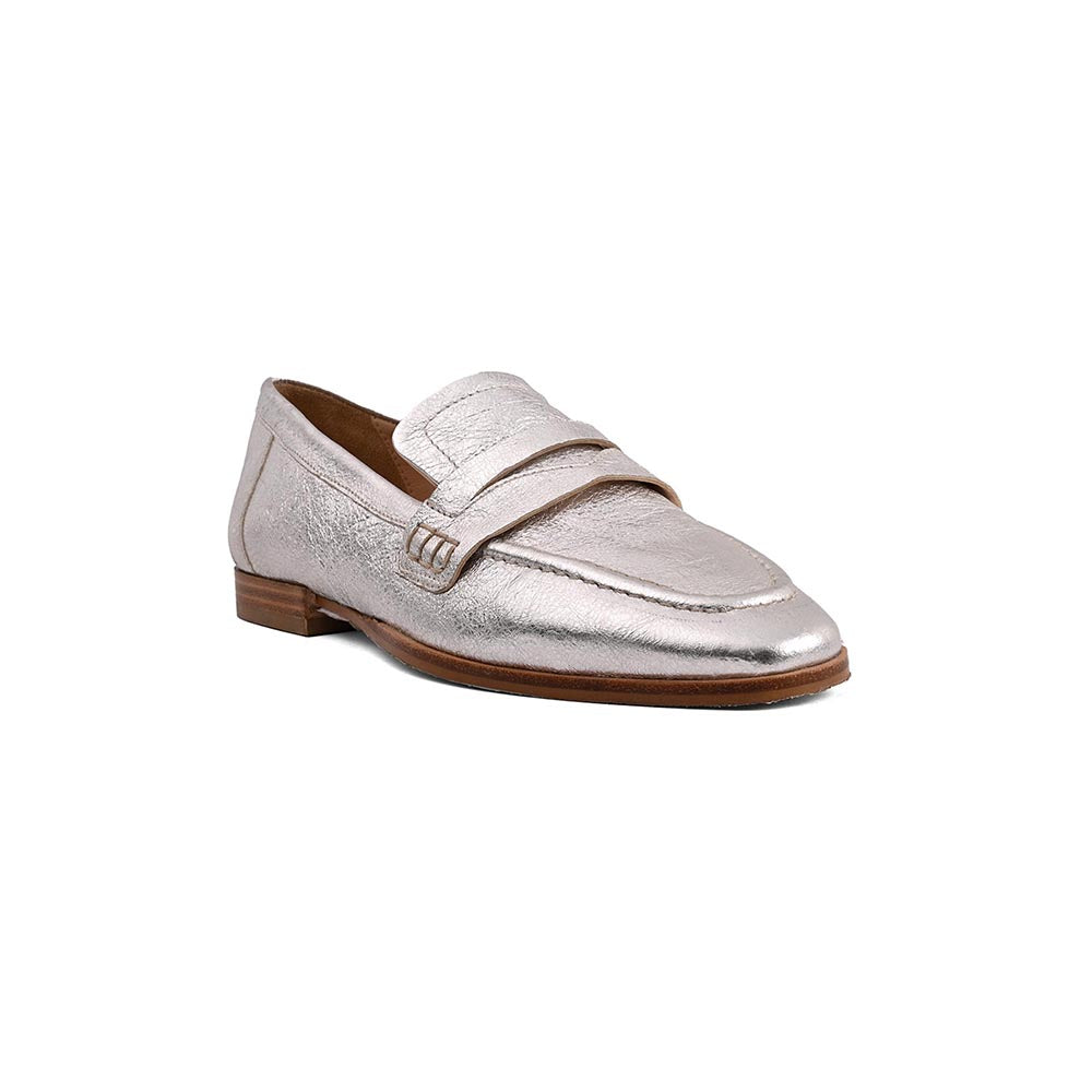 Vanilla Moon Atlanta Slip On Loafers - Silver