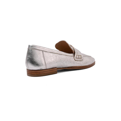 Vanilla Moon Atlanta Slip On Loafers - Silver