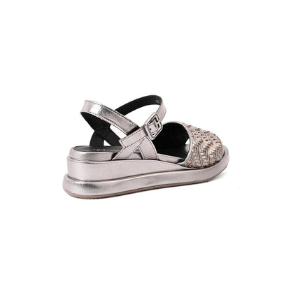Vanilla Moon Oleta Buckle Sandals - Metallic