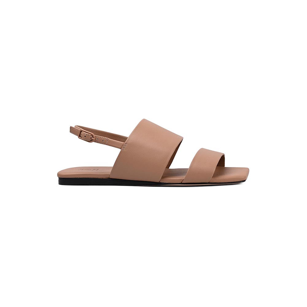 Vanilla Moon Bet Buckle Sandals - Beige
