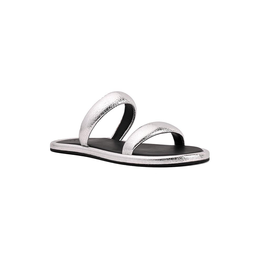 Vanilla Moon Ted Slip On Flats - Silver