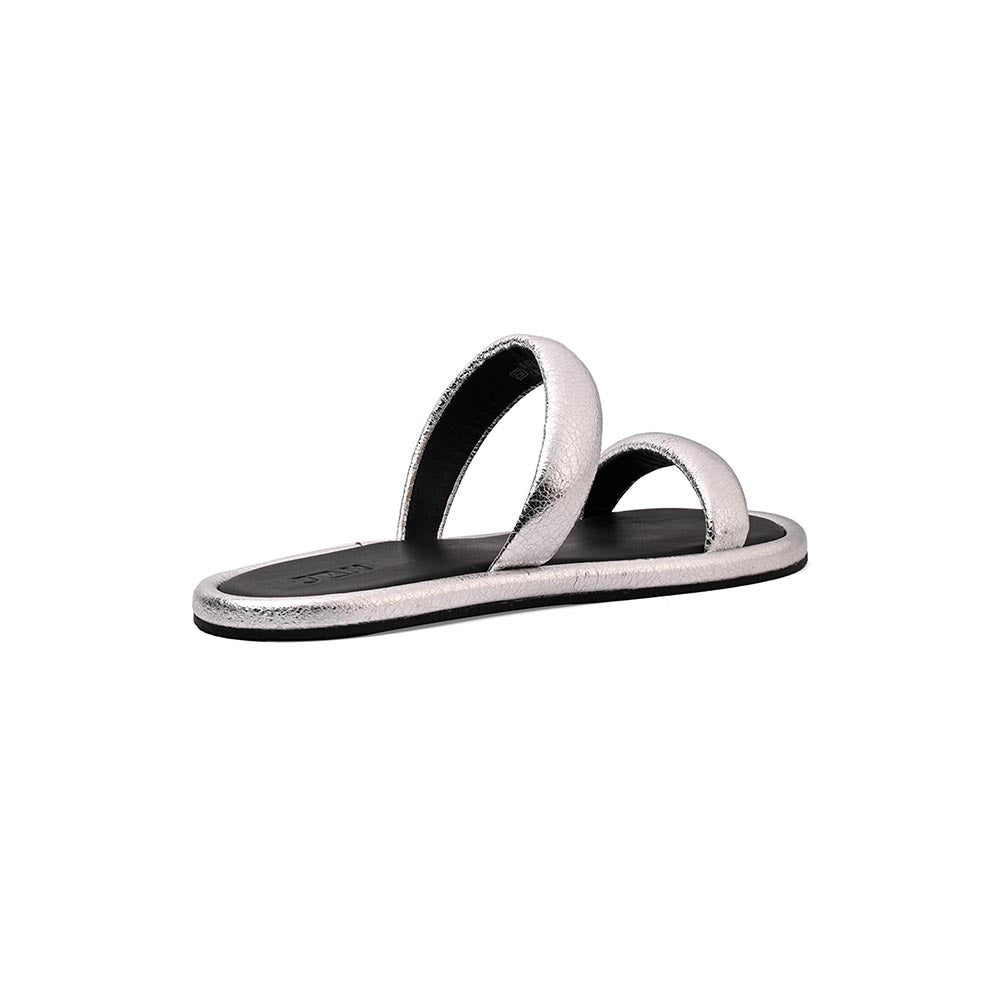 Vanilla Moon Ted Slip On Flats - Silver