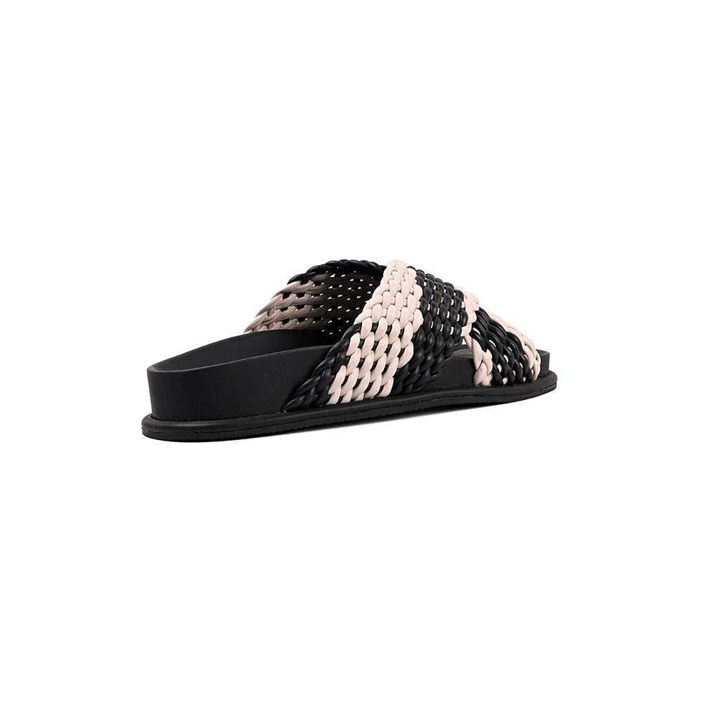 Vanilla Moon Chase Slip On Sandals - Black