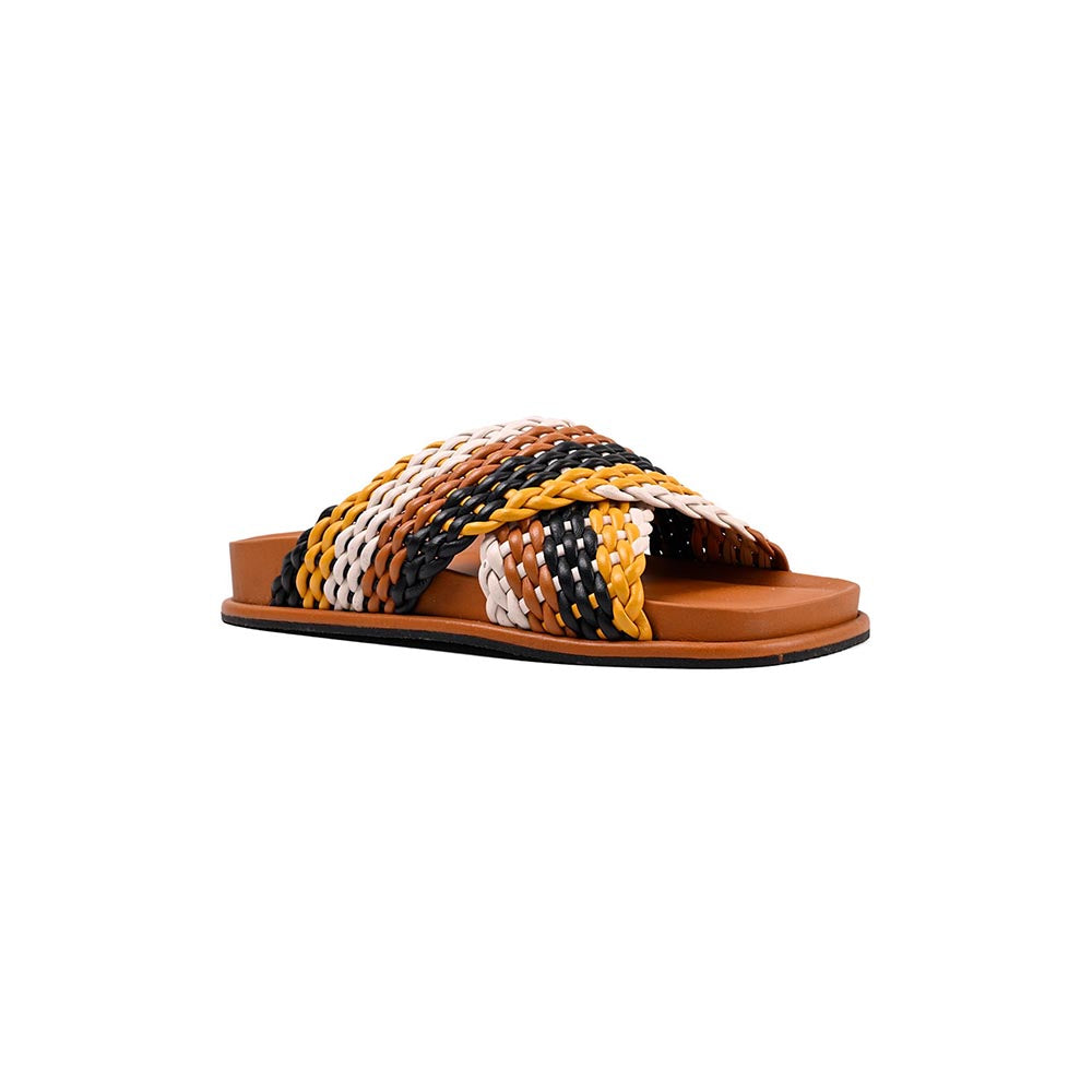 Vanilla Moon Chase Slip On Sandals - Tan