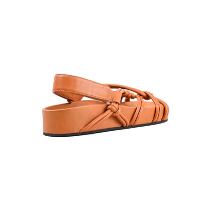 Vanilla Moon Jojo Velcro Sandals - Tan