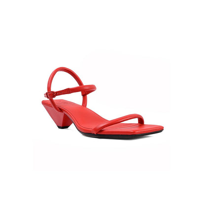 Vanilla Moon Carlos Buckle Heels - Red