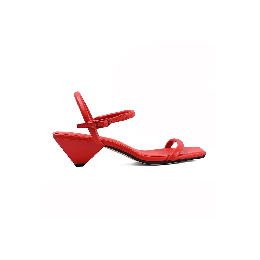 Vanilla Moon Carlos Buckle Heels - Red
