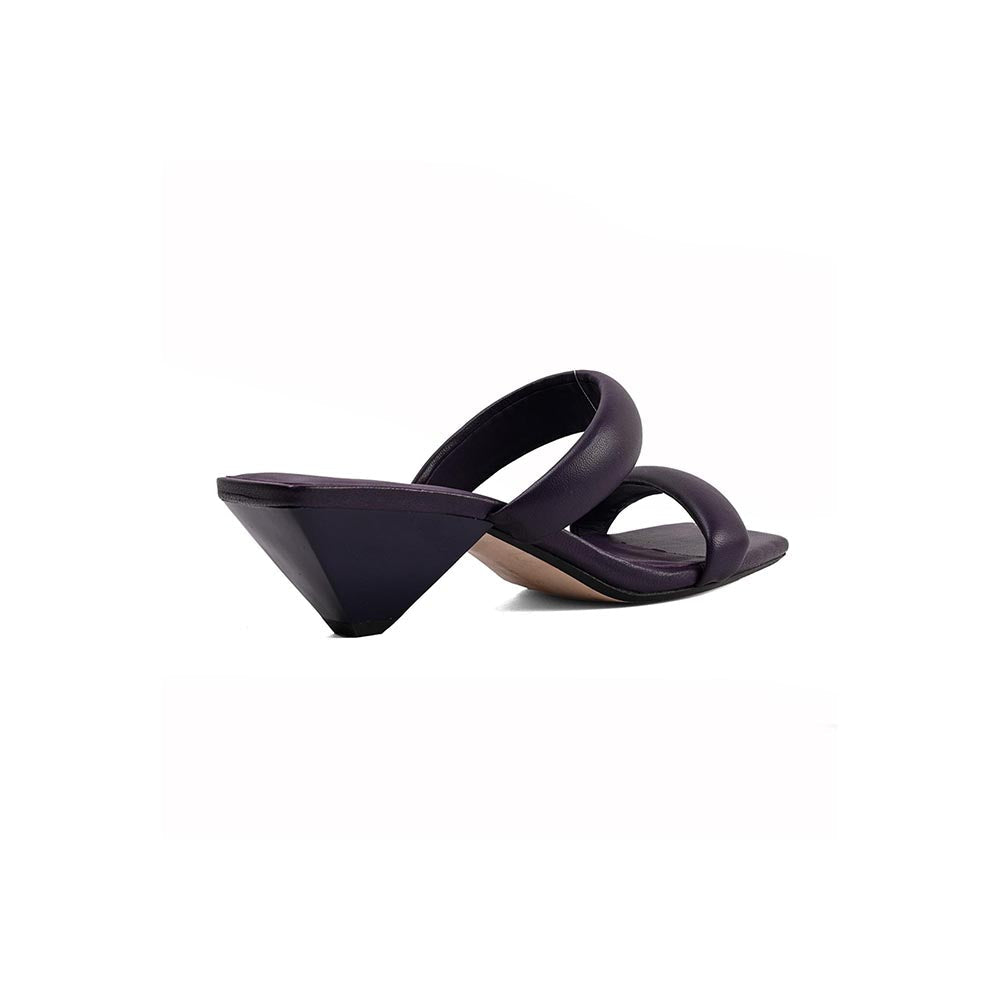 Vanilla Moon Cody Buckle Heels - Purple