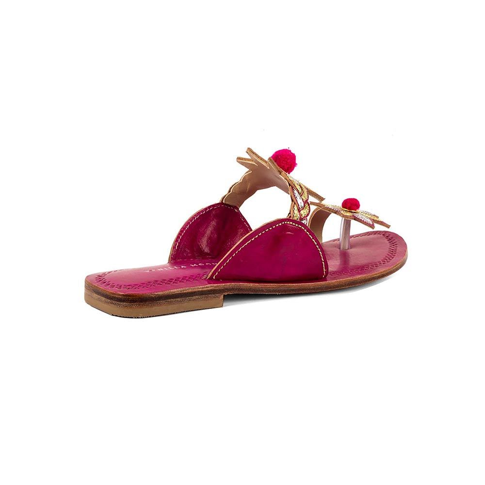 Vanilla Moon Women Pink One Toe Flats
