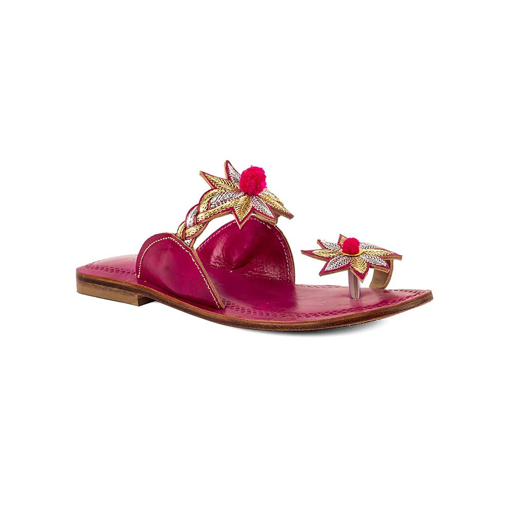 Vanilla Moon Women Pink One Toe Flats