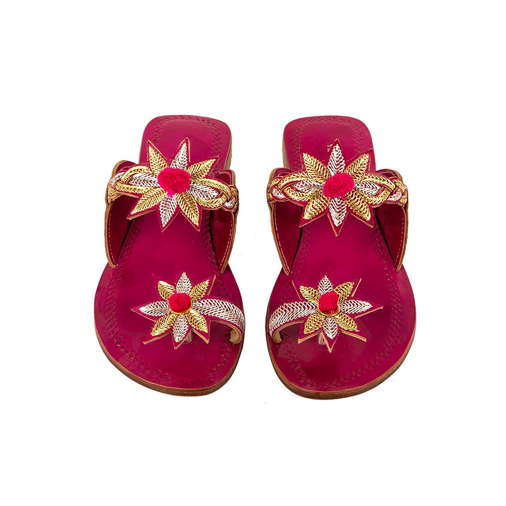 Vanilla Moon Women Pink One Toe Flats