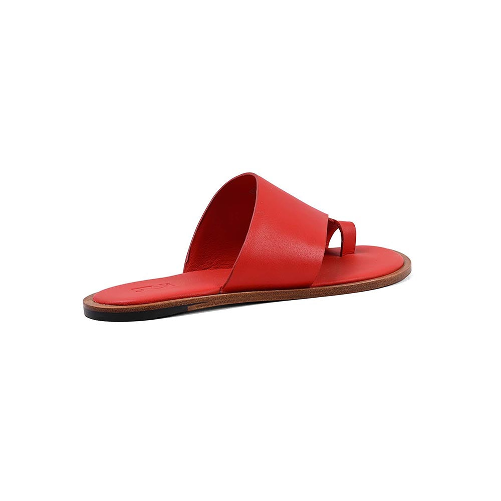 Vanilla Moon Women Red One Toe Flats
