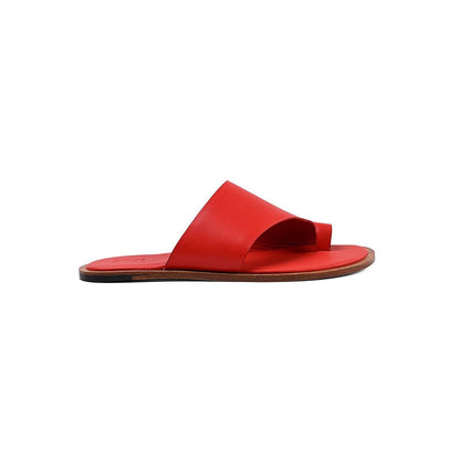 Vanilla Moon Women Red One Toe Flats