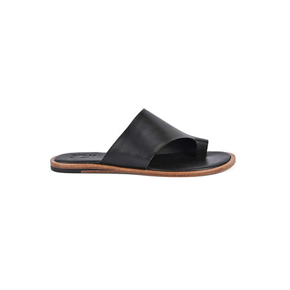 Vanilla Moon Women Black One Toe Flats