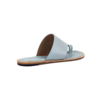 Vanilla Moon Women Blue One Toe Flats