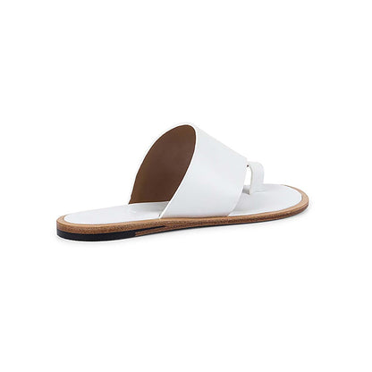 Vanilla Moon Women White One Toe Flats