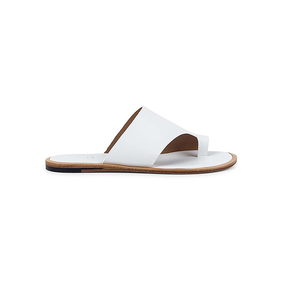 Vanilla Moon Women White One Toe Flats