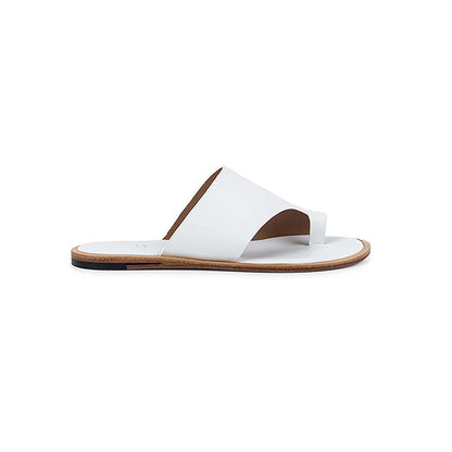 Vanilla Moon Women White One Toe Flats