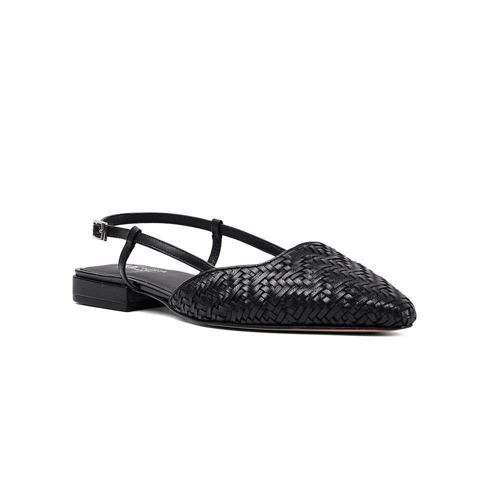 Vanilla Moon Women Black Pointed Toe Sandals