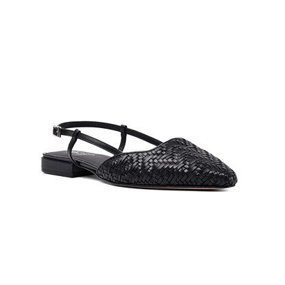 Vanilla Moon Women Black Pointed Toe Sandals
