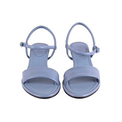 Vanilla Moon Women Blue Round Toe Heels
