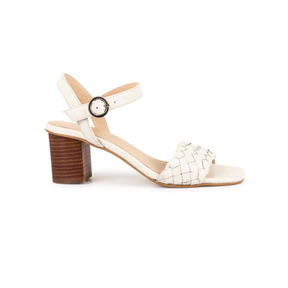 Vanilla Moon Women Ivory Square Toe Heels