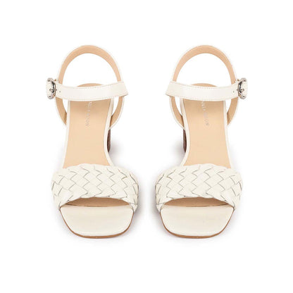 Vanilla Moon Women Ivory Square Toe Heels