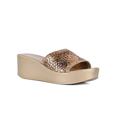 Vanilla Moon Women Bronze Round Toe Wedges