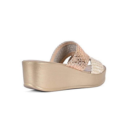 Vanilla Moon Women Rose Gold Round Toe Wedges
