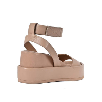 Vanilla Moon Women Nude Round Toe Sandals
