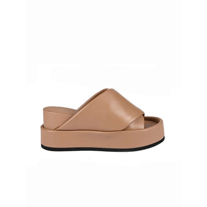 Vanilla Moon Women Tan Round Toe Sandals