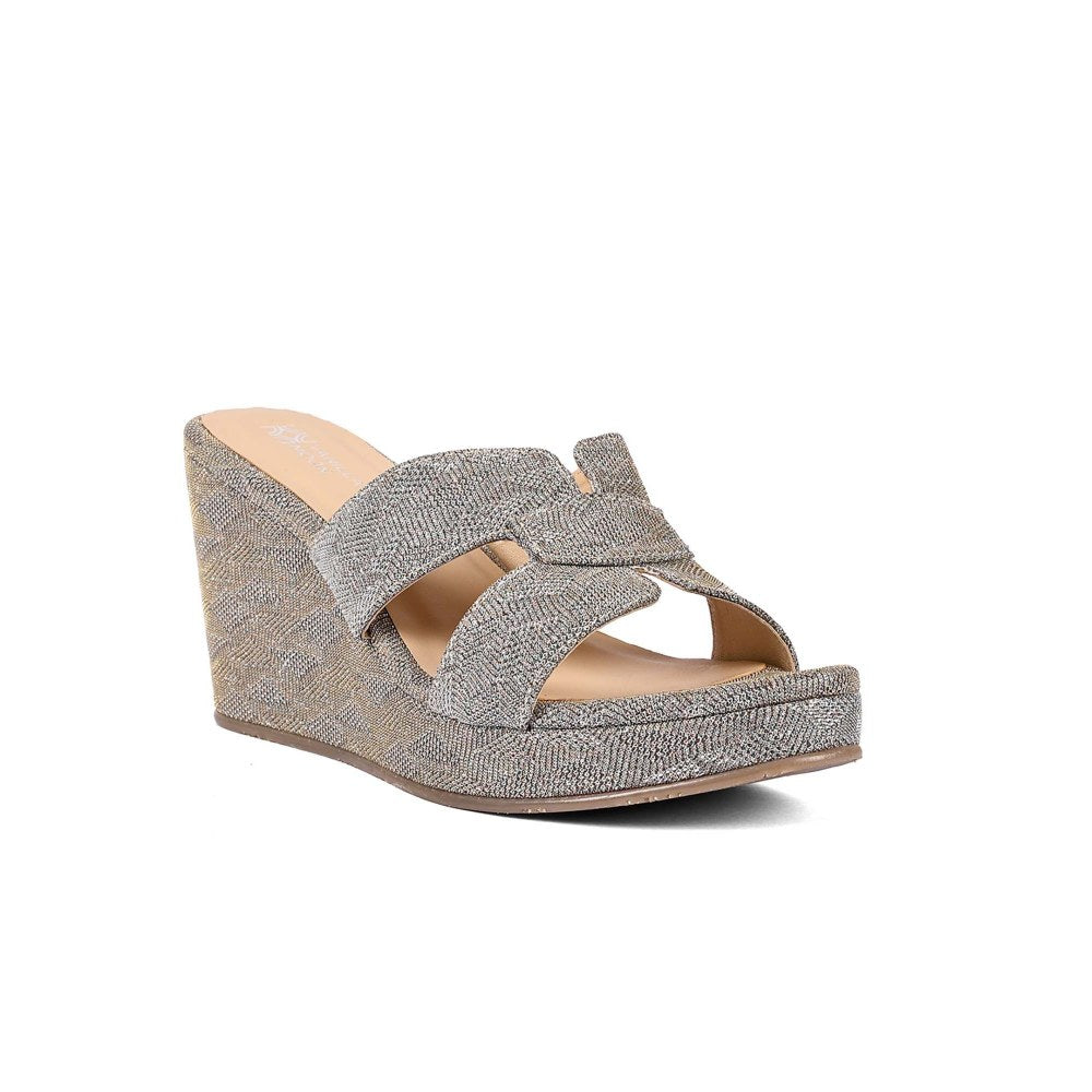 Vanilla Moon Women Grey Round Toe Wedges