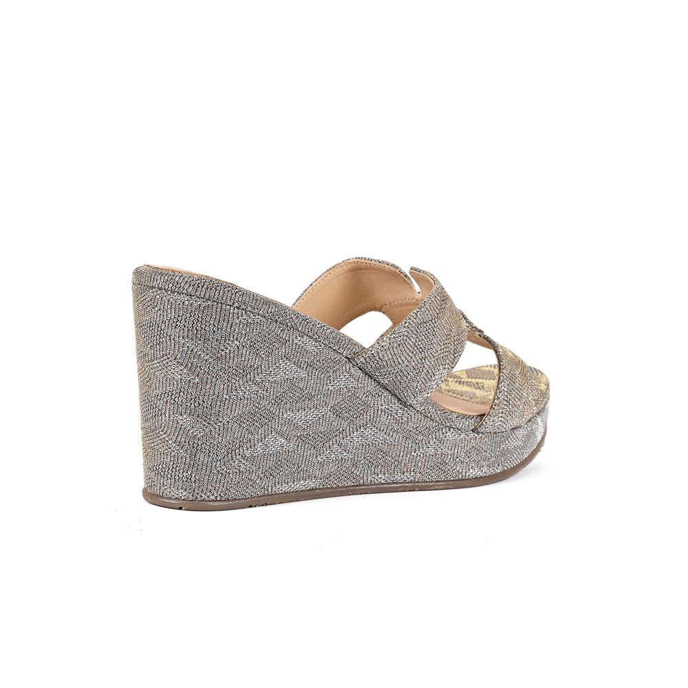 Vanilla Moon Women Grey Round Toe Wedges