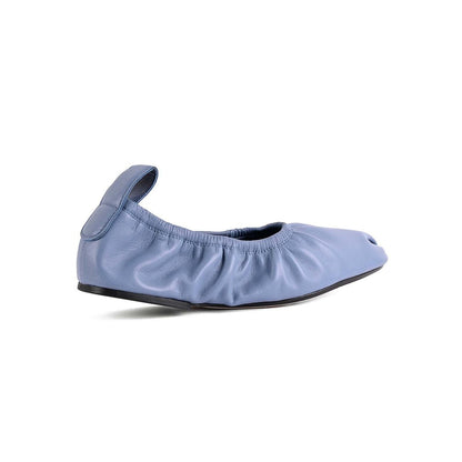 Vanilla Moon Women Blue Round Toe Ballerina