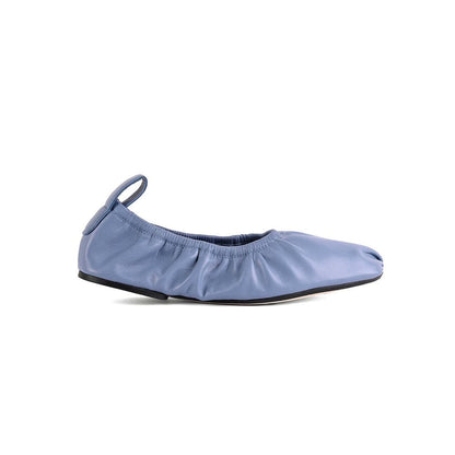 Vanilla Moon Women Blue Round Toe Ballerina