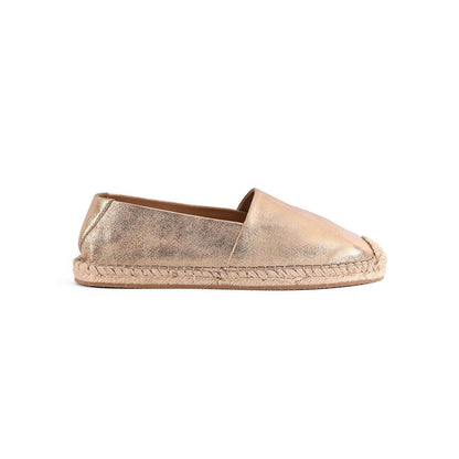 Vanilla Moon Women Gold Round Toe Espadrills