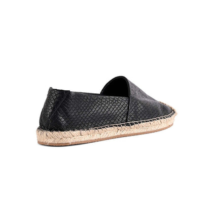 Vanilla Moon Women Black Round Toe Espadrills