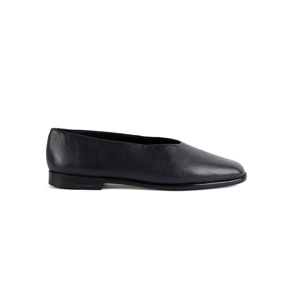 Vanilla Moon Women Black Square Toe Ballerina