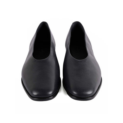 Vanilla Moon Women Black Square Toe Ballerina
