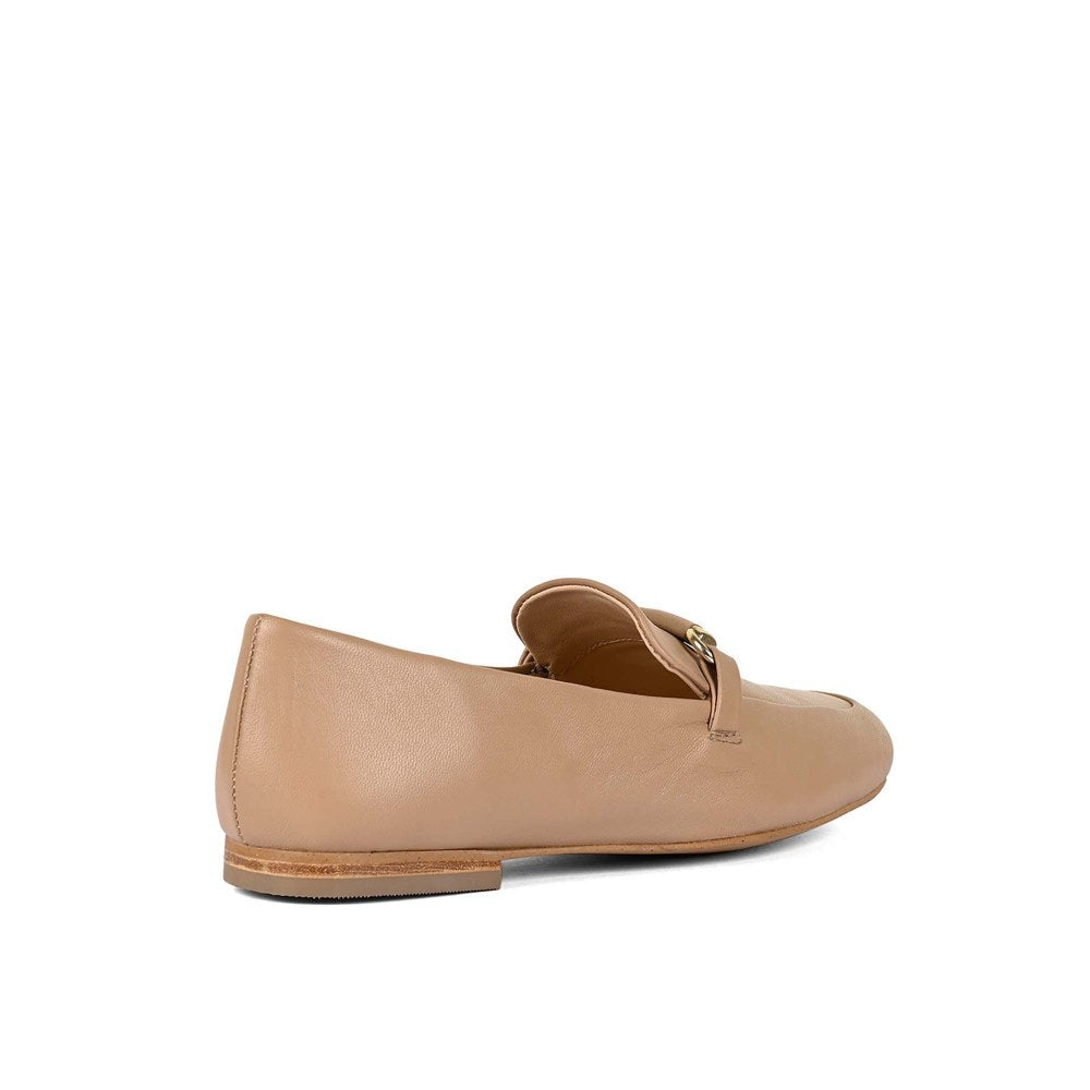 Vanilla Moon Women Beige Round Toe Loafer