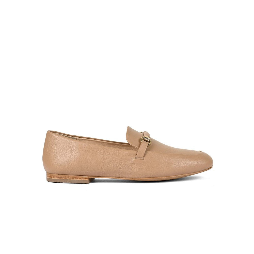 Vanilla Moon Women Beige Round Toe Loafer