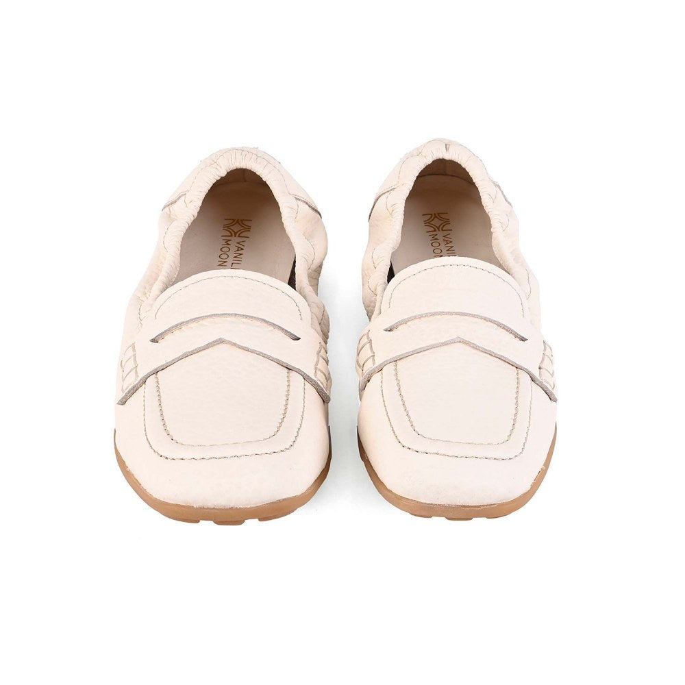 Vanilla Moon Women Ivory Square Toe Loafer