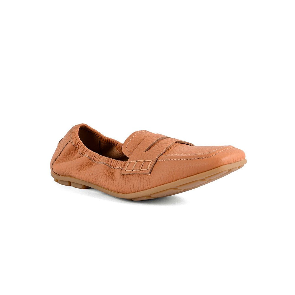 Vanilla Moon Women Tan Square Toe Loafer
