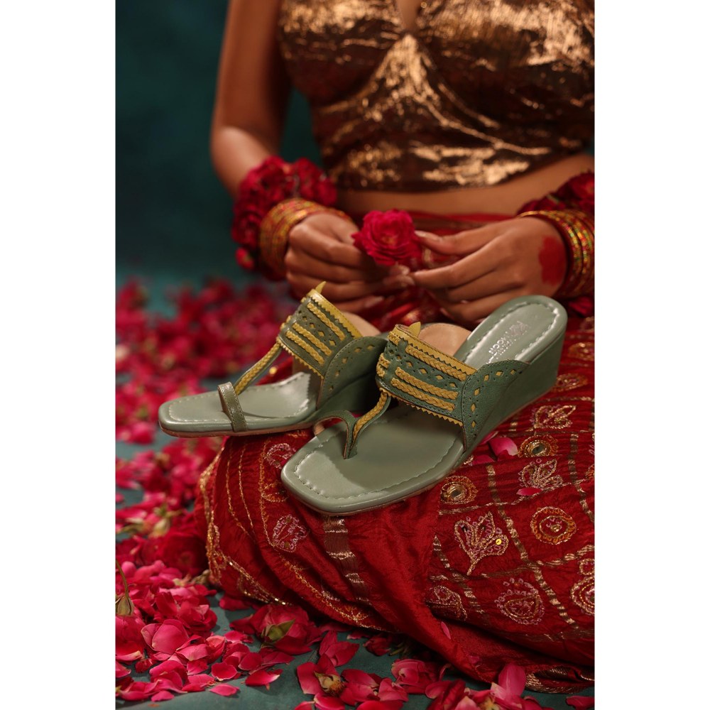 Vanilla Moon Women Diti Wedges - Blue