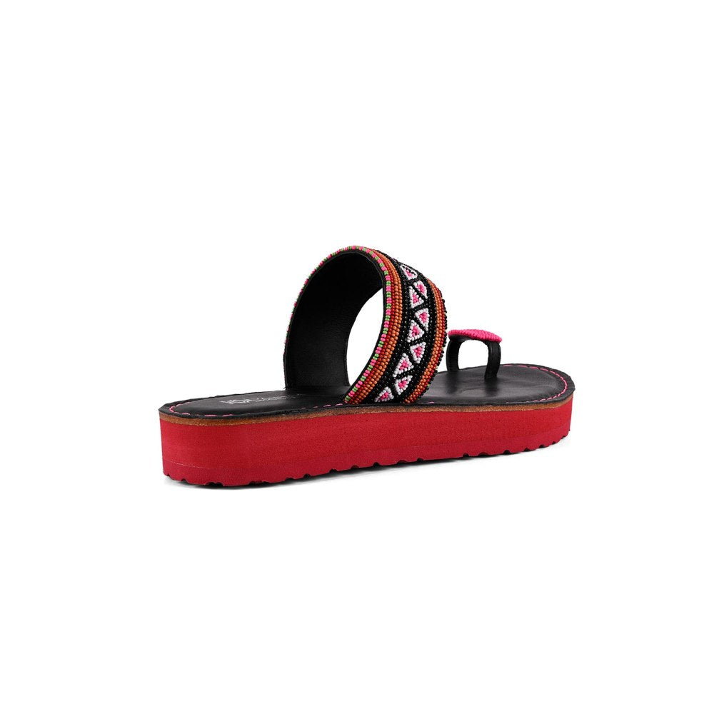 Vanilla Moon Women Vee Sandals - Red