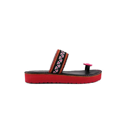 Vanilla Moon Women Vee Sandals - Red