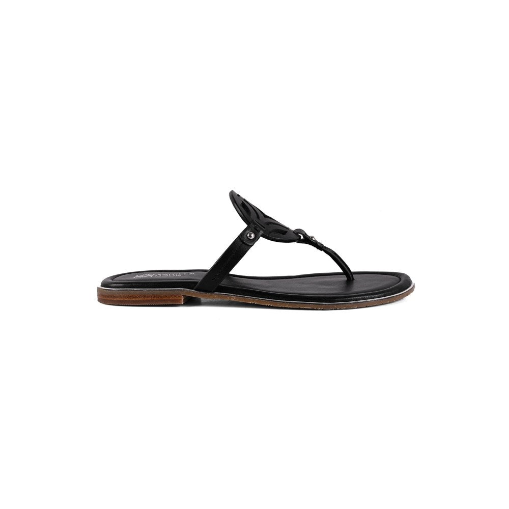 Vanilla Moon Women Nazia Open Toe Flats - Black